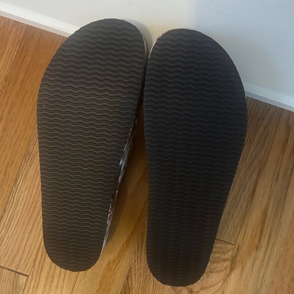 FREE PEOPLE Sidelines Flatform Sandal Slide Sienna Snakeskin size 39(8) NEW - Picture 5 of 13